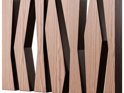 PAnel taylor wood wall art 3D model