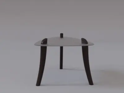 glass table Free 3D model