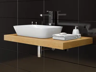Washbasin RAVAK  Ceramic R 3D model
