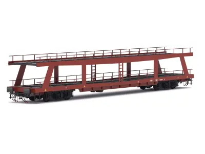 Autorack Car Transporter 3D model