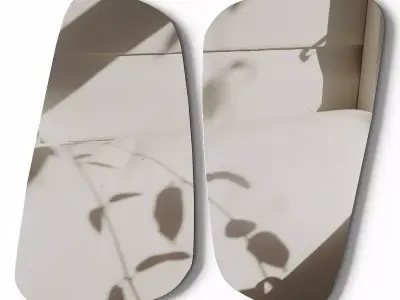 Zara Home - IRREGULAR-SHAPED MIRROR 3D model