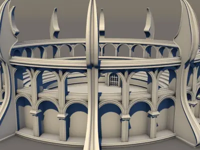 ARENA for 3Dprint 3D print model