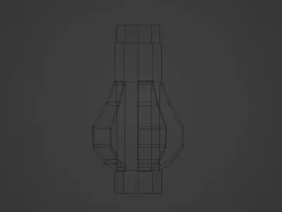 Chinese lantern Free low-poly 3D model