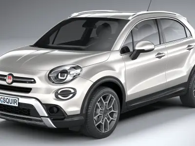 Fiat 500X 2019 3D model