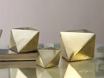 Accent Sculpture Set 3D model