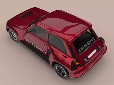 RENAULT 5 Turbo 2 - 1980 3D model