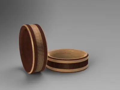 ring design No07 Low-poly 3D model