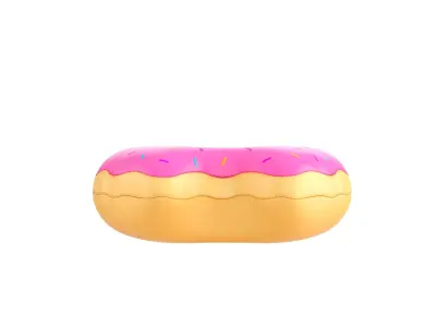 Swimming Ring Donut 3D model