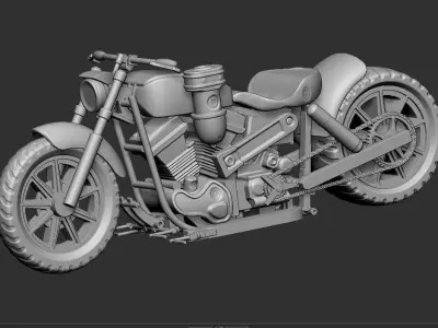 HARLEY  BIG MOTORS 3D print model