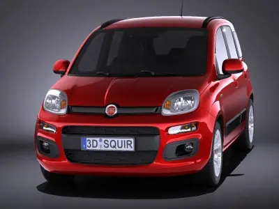 Fiat Panda 2017 3D model