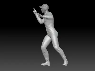 FORMULA ONE PIT STOP  3D print model