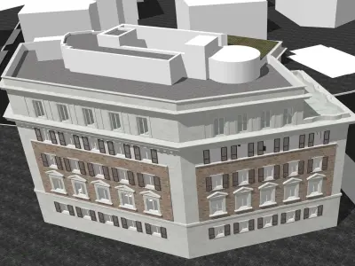 Residential Building in Via Ombrone 14 Rome Italy 3D model