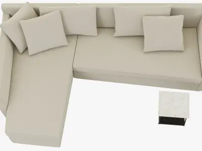 Flexform Adagio sofa 3D model