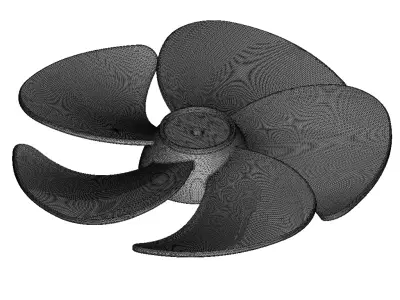 Ventilation Fan Blade 3D print model