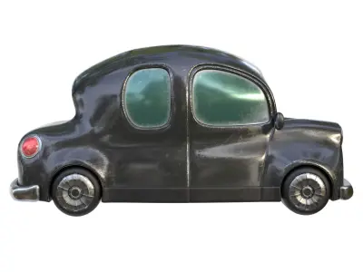 Cartoon car 02 3D model