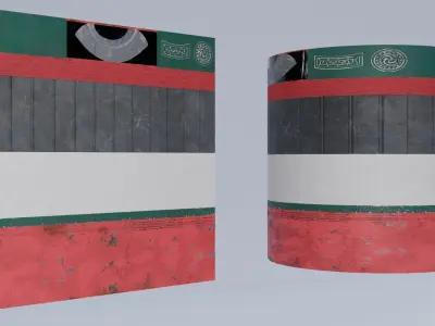  Japanese model Low-poly 3D model