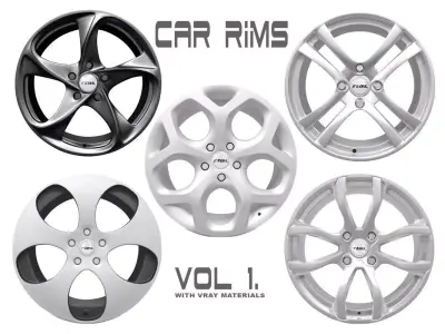 Car Rims - VOL 1 3D model