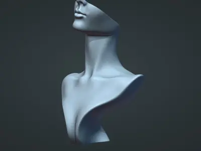 Jewelry Necklace Stand 3D print model