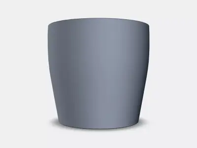 PERSILLADE Plant pot 2 Low-poly 3D model