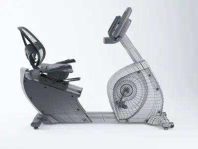 Freemotion Recumbent Bike 3D model