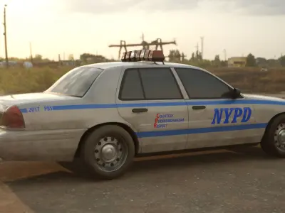 Generic Sedan Car Pack Low-poly 3D model