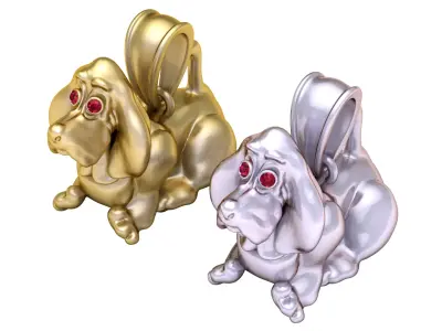 LUXURY FROG PENDANT  3D print model