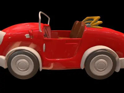 Asset - Cartoons - Car - 01 - 3D Model 3D model