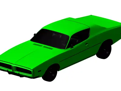 Dodge Charger 1970 3D model purchase