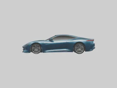 Modern Luxury Coupe model 3D model