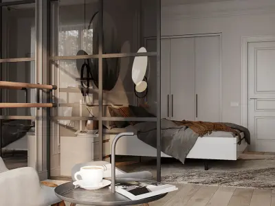 Bedroom 001 3D model