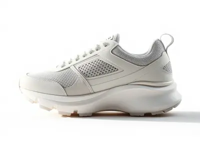 Modern White Sneaker Mesh Design model pack Low-poly 3D model