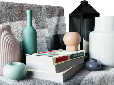 Decor set by ikea 3D model