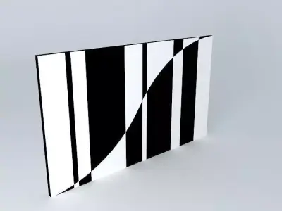 wall art arte quadro painting Free 3D model