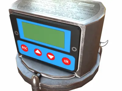 Honeywell Apex Transmitter Low Poly Low-poly 3D model