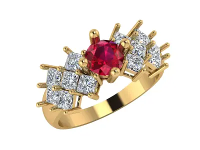 Silver Ring Free 3D print model