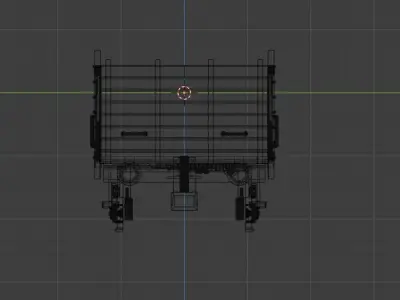 H0 1-87 scale OM 12 freight car 3D print model