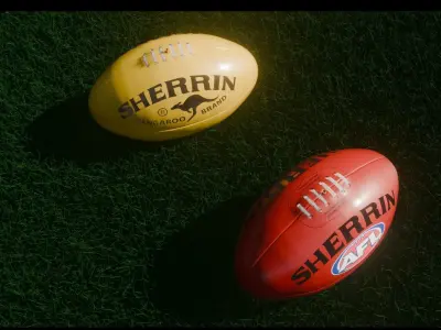 AFL Football SHERRIN 3D model