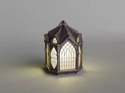 Twilight Arch Lantern 3D print model