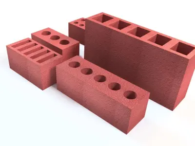 brick bricks 3D model