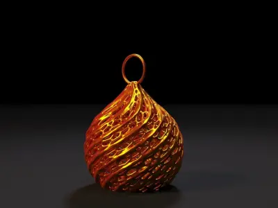 Christmas Ball 2 3D print model