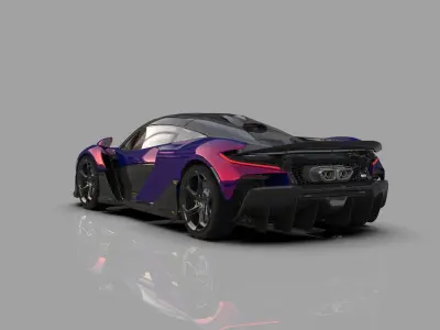 McLaren W1 2025 HQ interior  3D model