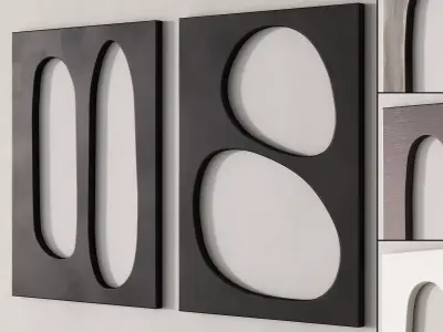 177 other decoration 01 decorative wall art 01 3D model