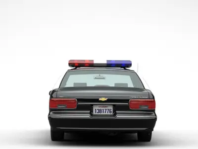 Chevrolet Caprice Classic Police 1994  3D model
