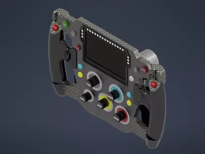F1 Red Bull steering wheel 3D print model