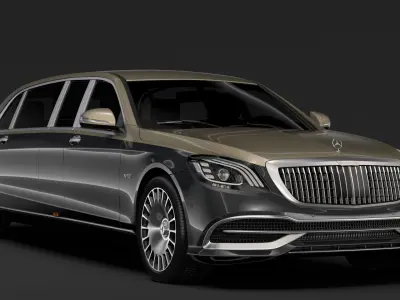 Mercedes Maybach S 650 Pullman VV222 2019 3D model