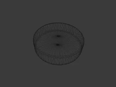 Hockey puck Free low-poly 3D model