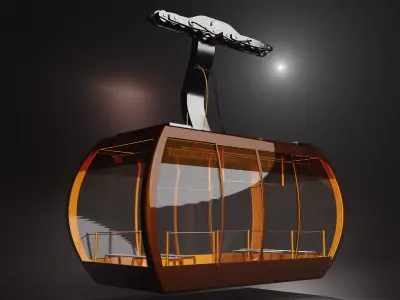 Cable Car 3D model