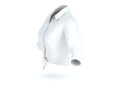 Women Shirt 1 Low-poly 3D model