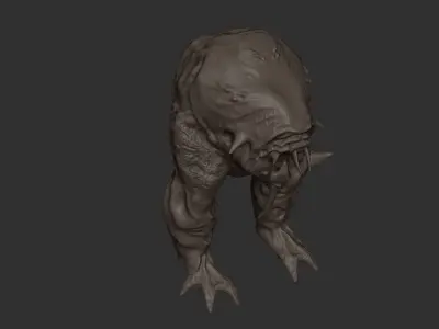 Hell hunter monster 3D model