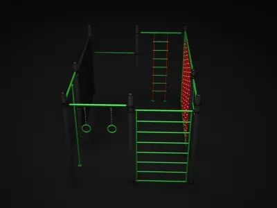 Teenagers Outdoors Toys 3D model